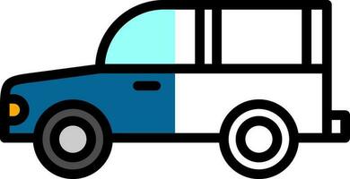 Car toy Vector Icon Design