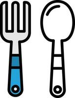 Baby cutlery Vector Icon Design