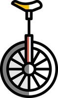 Monocycle Vector Icon Design