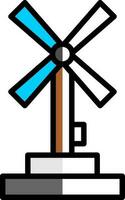 Windmill Vector Icon Design