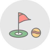 diseño de icono de vector de golf