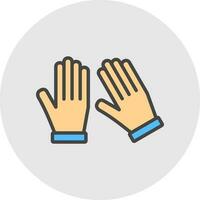 Glove Vector Icon Design