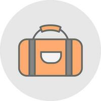 Sport bag Vector Icon Design