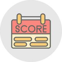 Scoring Vector Icon Design