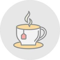 Tea cup Vector Icon Design