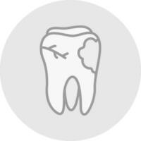 Caries Vector Icon Design