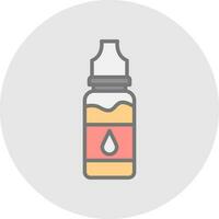 Vape liquid Vector Icon Design