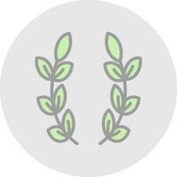 Laurel Vector Icon Design