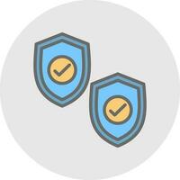 Shields Vector Icon Design