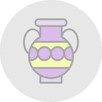 Amphora Vector Icon Design