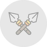 Spear Vector Icon Design