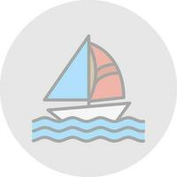 Sail Vector Icon Design