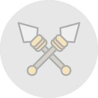 Spear Vector Icon Design