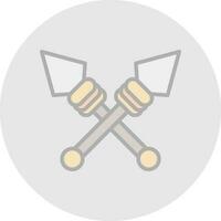 Spear Vector Icon Design