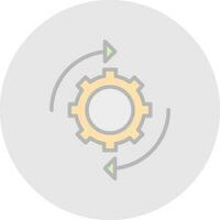 Workflow Vector Icon Design