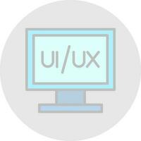 ui vector icono diseño