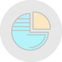 Pie chart Vector Icon Design
