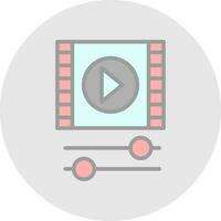 Video Vector Icon Design