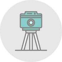 Tripod Vector Icon Design