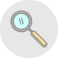 Magnifying glass Vector Icon Design