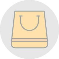 diseño de icono de vector de bolsa de compras