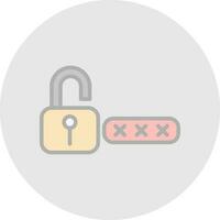 Password Vector Icon Design