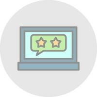 Reviews Vector Icon Design