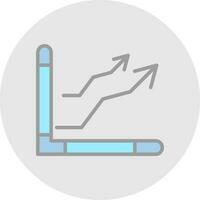 Graph Vector Icon Design