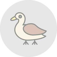 Pato vector icono diseño