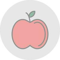 diseño de icono de vector de manzana