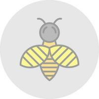 ortografía abeja vector icono diseño