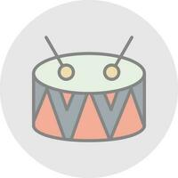 Drum Vector Icon Design