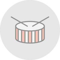 Drum Vector Icon Design