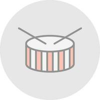 Drum Vector Icon Design