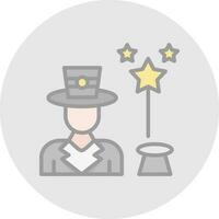 Magician Vector Icon Design