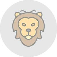 Lion Vector Icon Design