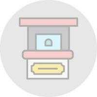 Ticket office Vector Icon Design