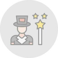 Magician Vector Icon Design