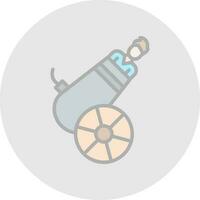 Human cannonball Vector Icon Design