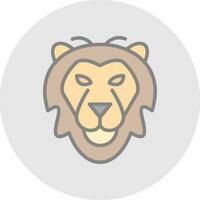 Lion Vector Icon Design