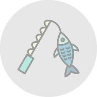 diseño de icono de vector de pesca