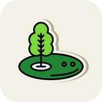 Golf Vector Icon Design