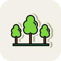 diseño de icono de vector de árbol