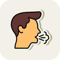 Cough Vector Icon Design