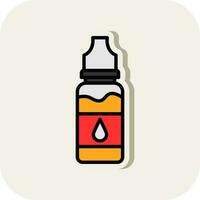 Vape liquid Vector Icon Design