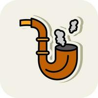 Electronic pipe Vector Icon Design