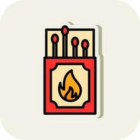 Matches Vector Icon Design