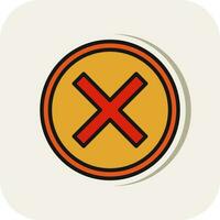Cross Vector Icon Design