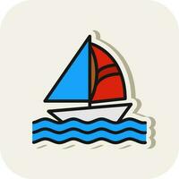 Sail Vector Icon Design