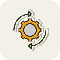 Workflow Vector Icon Design